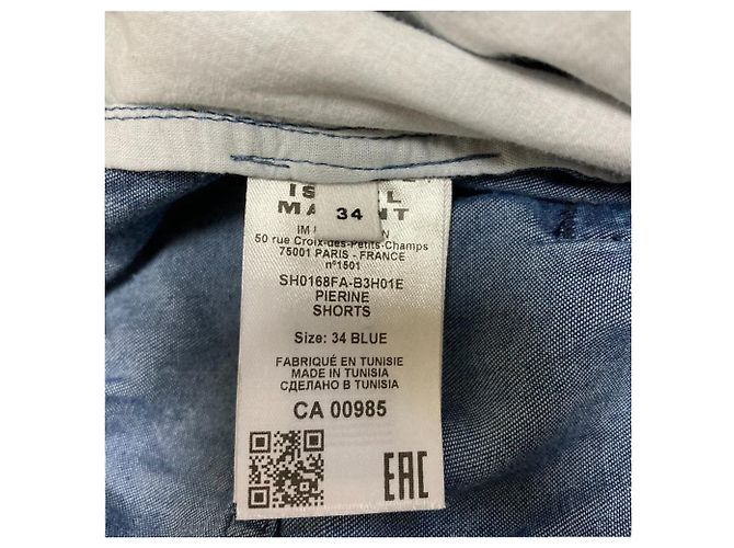Autre Marque Shorts de denim PIERINE da Isabel Marant Azul - vista 6