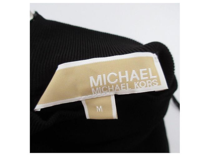 Michael Michael Kors Kleid mit Stehkragen Schwarz - Ansicht 6