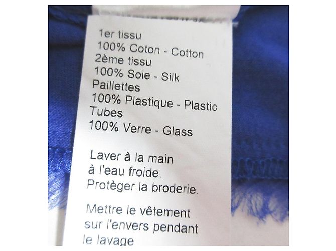 Top con flecos adornado de LANVIN Azul - vista 8