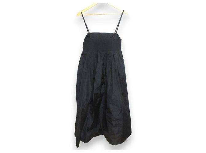 Autre Marque Vestido de Camisón de Satén Mate L'ESSAGE JOURNAL STANDARD Negro - vista 2