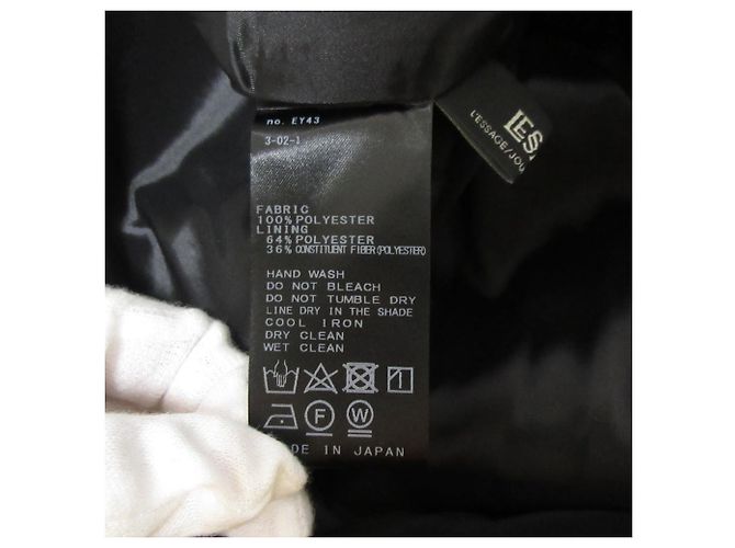 Autre Marque Vestido de Camisón de Satén Mate L'ESSAGE JOURNAL STANDARD Negro - vista 5