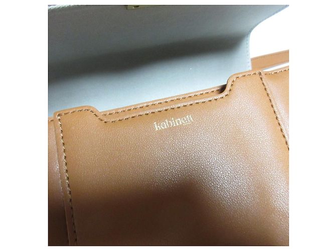 Autre Marque Borsa a Spalla con Patta Kabinett BOX Marrone Cammello - vista 17