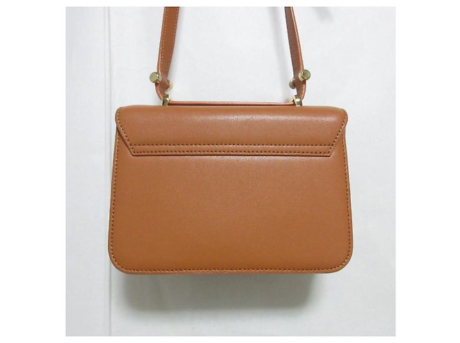 Autre Marque Borsa a Spalla con Patta Kabinett BOX Marrone Cammello - vista 3