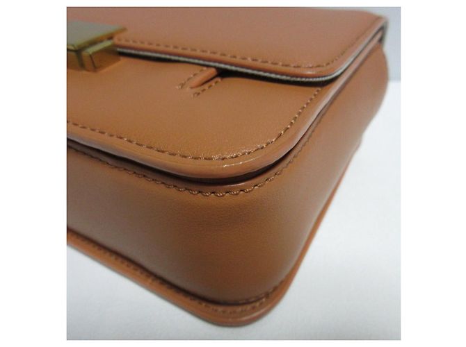 Autre Marque Borsa a Spalla con Patta Kabinett BOX Marrone Cammello - vista 7