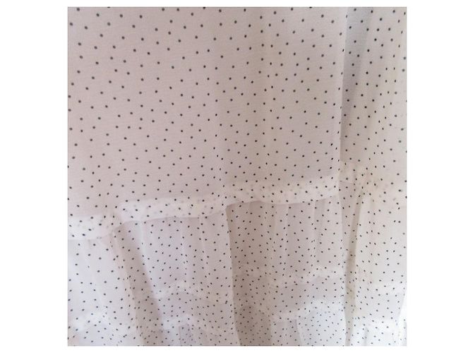 Autre Marque Langes Strickkleid JILL von JILLSTUART Weiß Grau - Ansicht 7