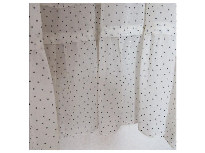 Autre Marque Langes Strickkleid JILL von JILLSTUART Weiß Grau - Ansicht 8
