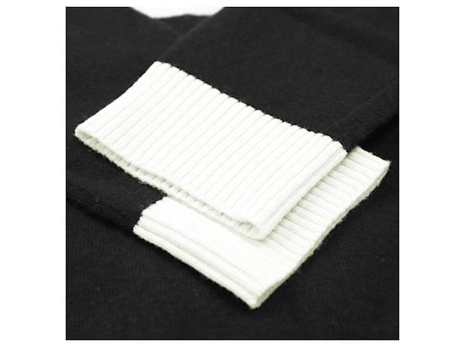 Autre Marque N21 Wollpullover Schwarz Grün Roh - Ansicht 6