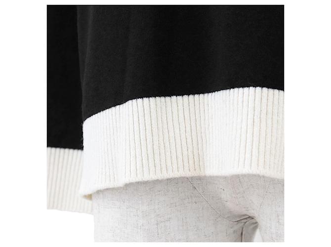 Autre Marque N21 Wollpullover Schwarz Grün Roh - Ansicht 7