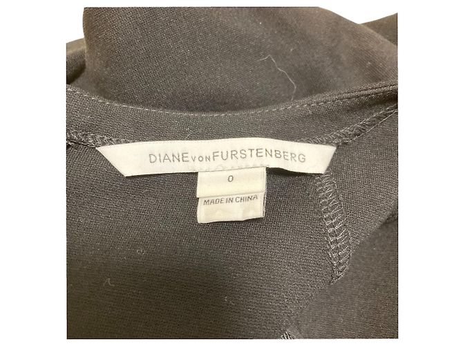 Autre Marque Diane von Furstenberg Kleid Schwarz - Ansicht 6
