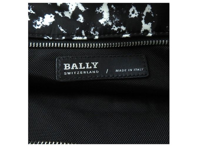 Bolso Tote Bally Wolfson Negro Blanco - vista 11