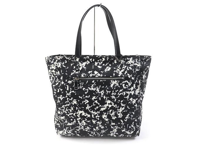 Bolso Tote Bally Wolfson Negro Blanco - vista 3