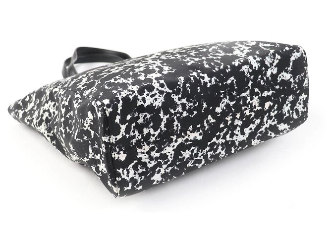 Bolso Tote Bally Wolfson Negro Blanco - vista 4