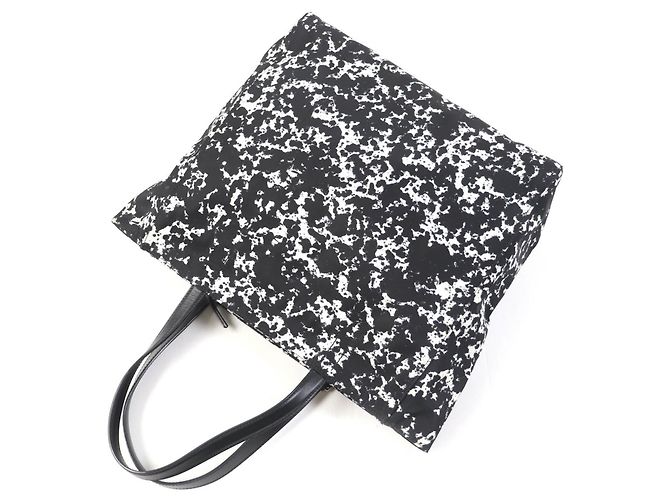 Bolso Tote Bally Wolfson Negro Blanco - vista 8
