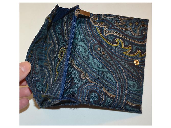 Etro patterned canvas wallet Multiple colors - view 3