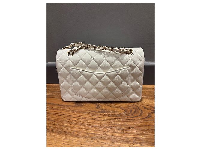 Chanel Classico Doppio Flap Senza Tempo Bianco - vista 11
