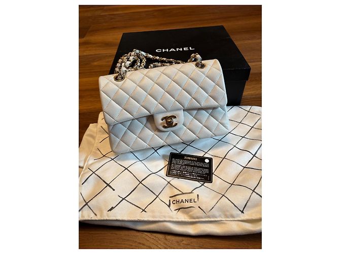 Chanel Classico Doppio Flap Senza Tempo Bianco - vista 14