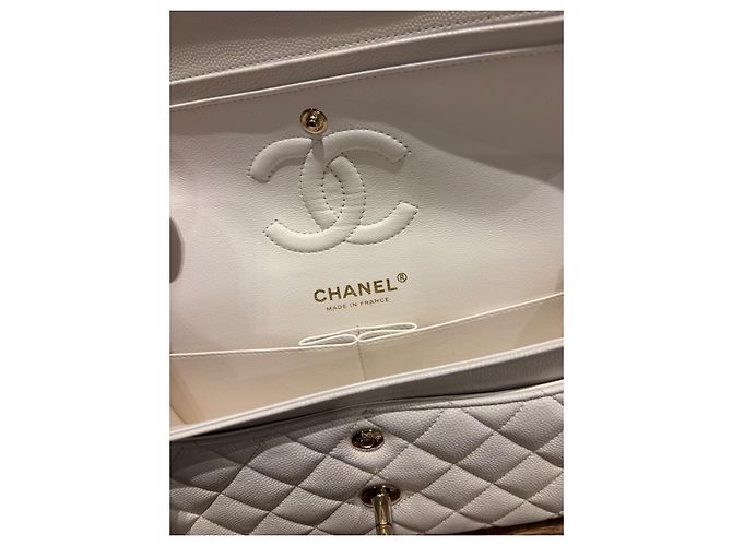 Chanel Classico Doppio Flap Senza Tempo Bianco - vista 3