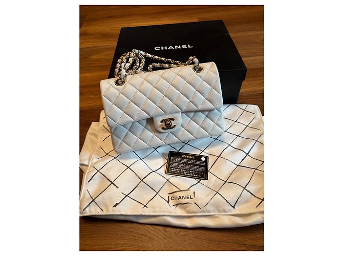 Chanel Classico Doppio Flap Senza Tempo Bianco - vista 6