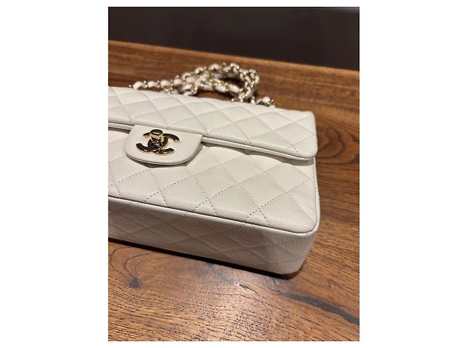 Chanel Classico Doppio Flap Senza Tempo Bianco - vista 8