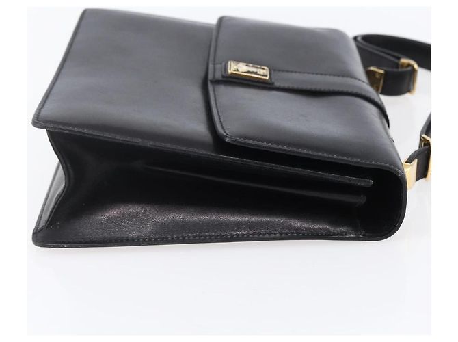 Borsa a tracolla Burberry Nova Check in pelle Nero - vista 4