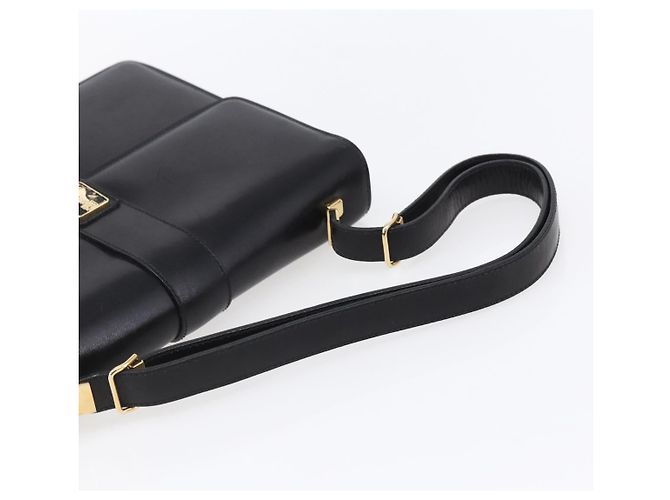 Borsa a tracolla Burberry Nova Check in pelle Nero - vista 7