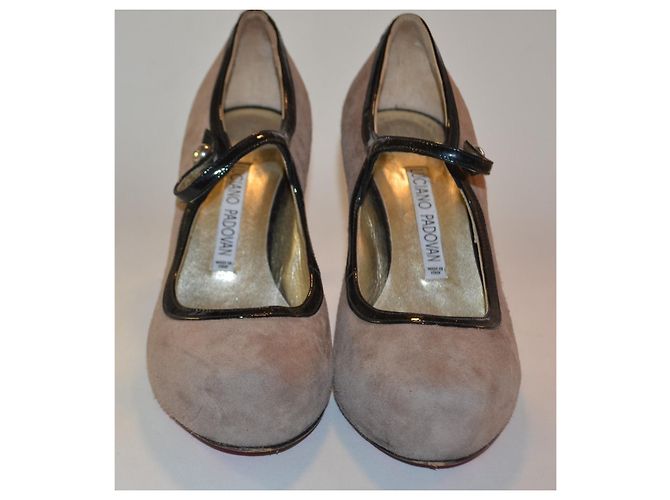 Décolleté Luciano Padovan in scamosciato marrone Taglia 36 - vista 2