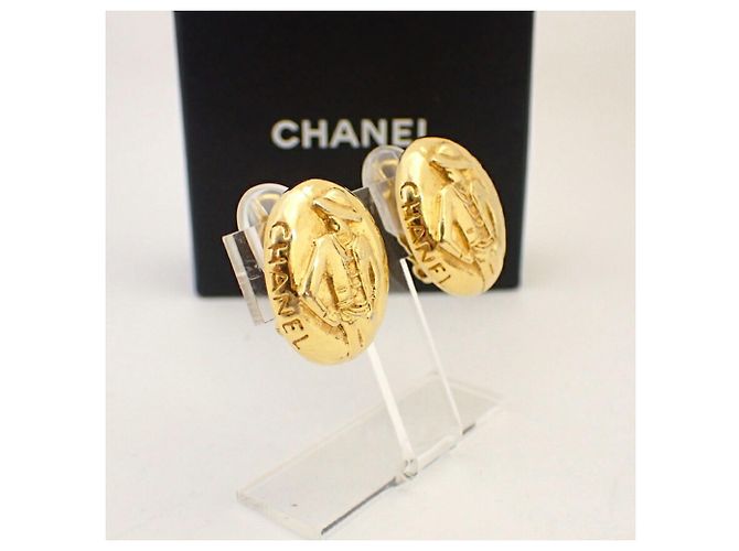 Orecchini placcati oro Chanel Mademoiselle - vista 4