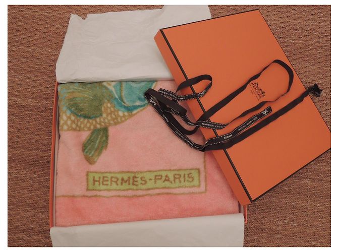 Hermès HERMES TOALLA DE PLAYA MODELO BALI Rosa - vista 2