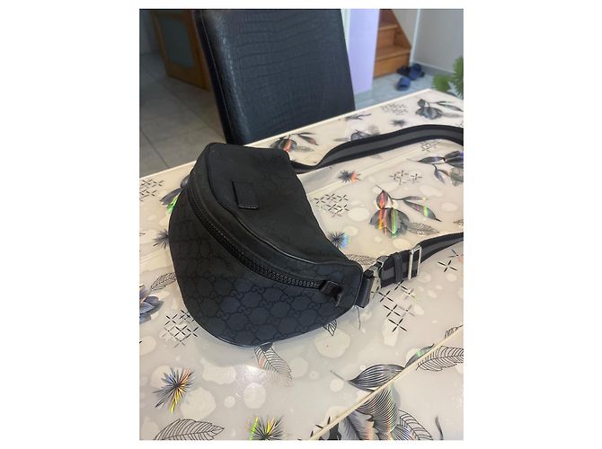 Banana Gucci 509643 GG Nero - vista 3