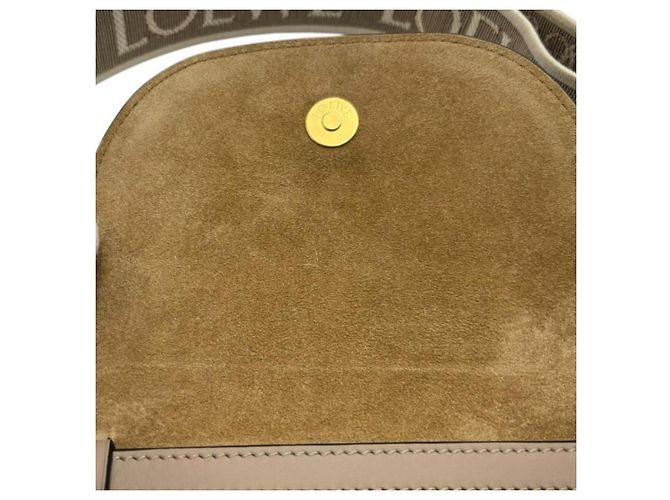 Borsa a Spalla in Pelle Gade Dual di Loewe Beige - vista 12