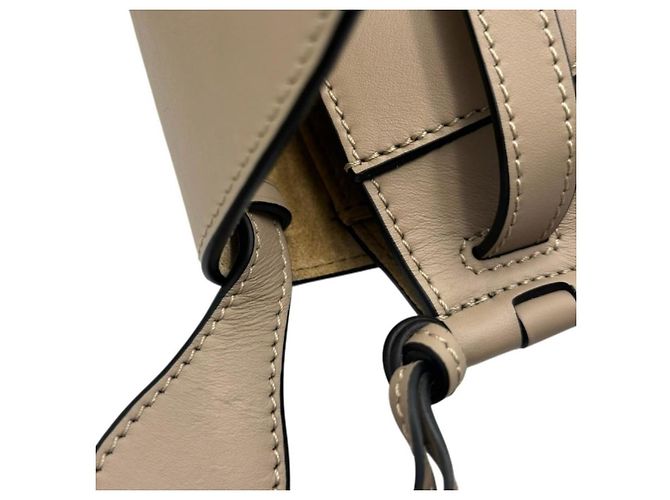 Borsa a Spalla in Pelle Gade Dual di Loewe Beige - vista 15