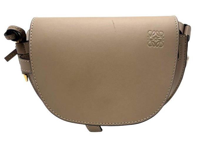 Borsa a Spalla in Pelle Gade Dual di Loewe Beige - vista 2
