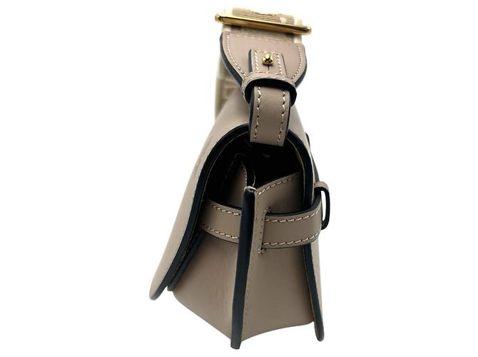 Borsa a Spalla in Pelle Gade Dual di Loewe Beige - vista 4