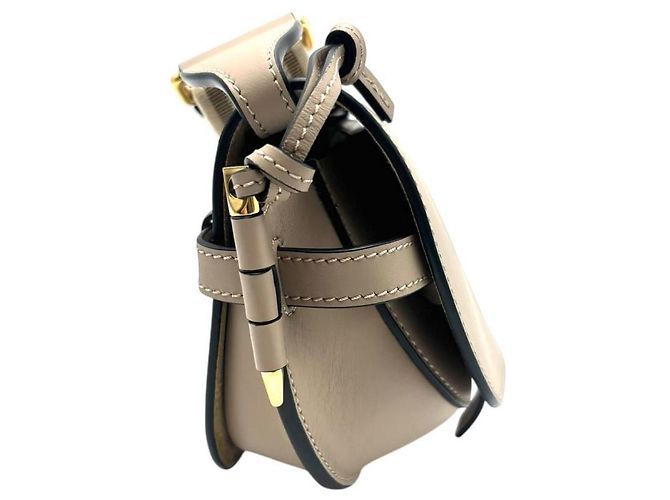 Borsa a Spalla in Pelle Gade Dual di Loewe Beige - vista 5