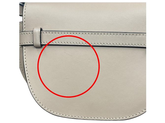 Borsa a Spalla in Pelle Gade Dual di Loewe Beige - vista 7