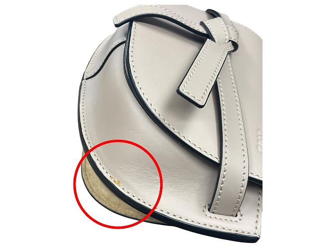 Borsa a Spalla in Pelle Gade Dual di Loewe Beige - vista 8