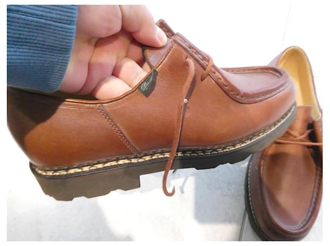 Paraboot Michael 41,5 NUOVO stock vecchio Marrone chiaro - vista 3