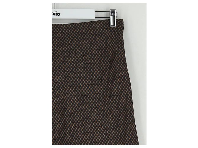 Vince Brown Polyester Skirt M - view 3