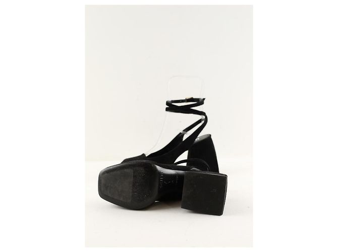 Nodaleto Tacchi in scamosciato neri Nero - vista 6