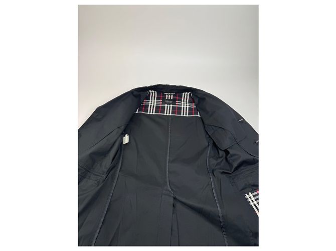Vintage Burberry Trenchcoat Schwarz M/L - Ansicht 10
