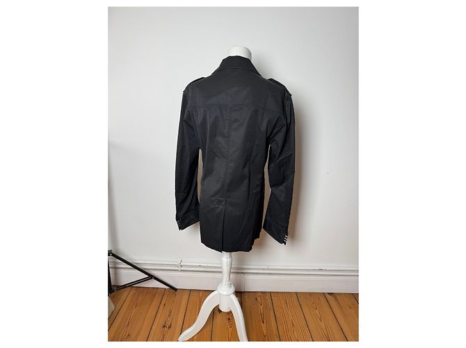Vintage Burberry Trenchcoat Schwarz M/L - Ansicht 3