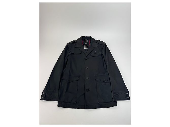 Vintage Burberry Trenchcoat Schwarz M/L - Ansicht 4