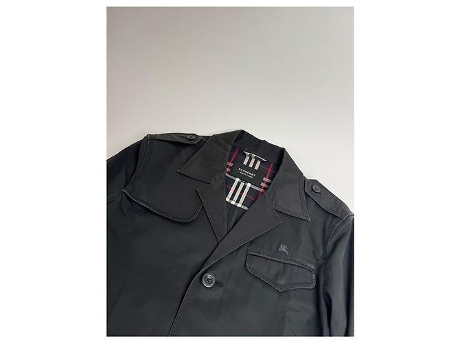 Vintage Burberry Trenchcoat Schwarz M/L - Ansicht 6