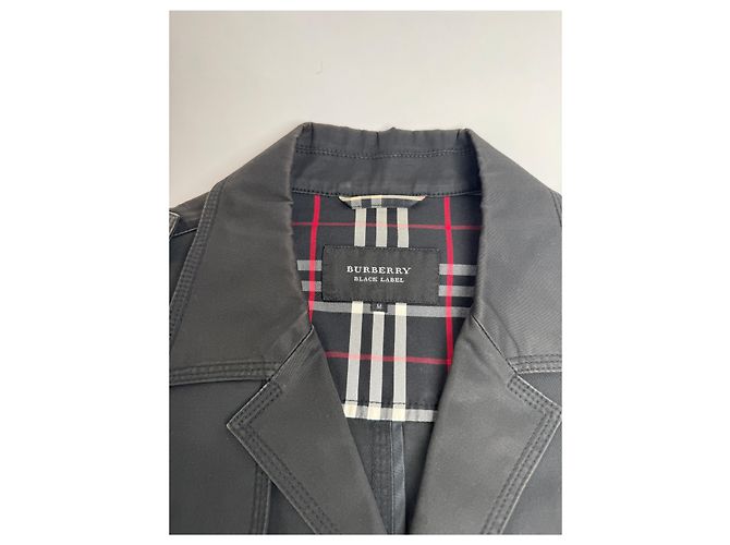 Vintage Burberry Trenchcoat Schwarz M/L - Ansicht 7
