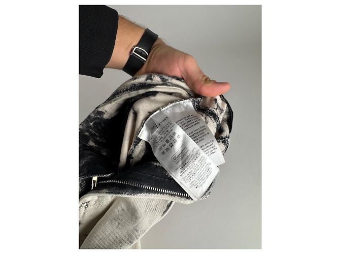 Stella Mc Cartney Vintage Stella McCartney Denim Schwarz Weiß - Ansicht 7