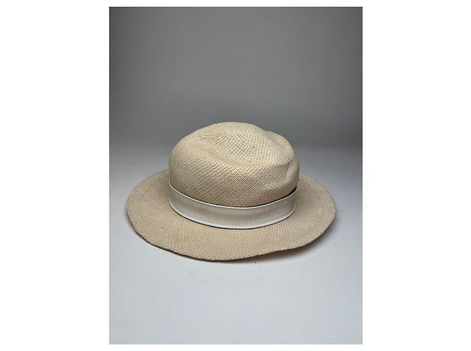 Cappello Panama Vintage Jil Sander Bianco - vista 10