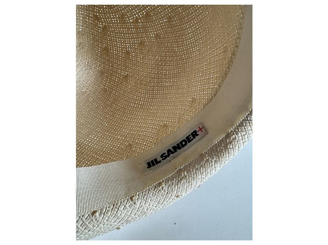Cappello Panama Vintage Jil Sander Bianco - vista 4