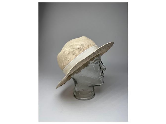 Cappello Panama Vintage Jil Sander Bianco - vista 6