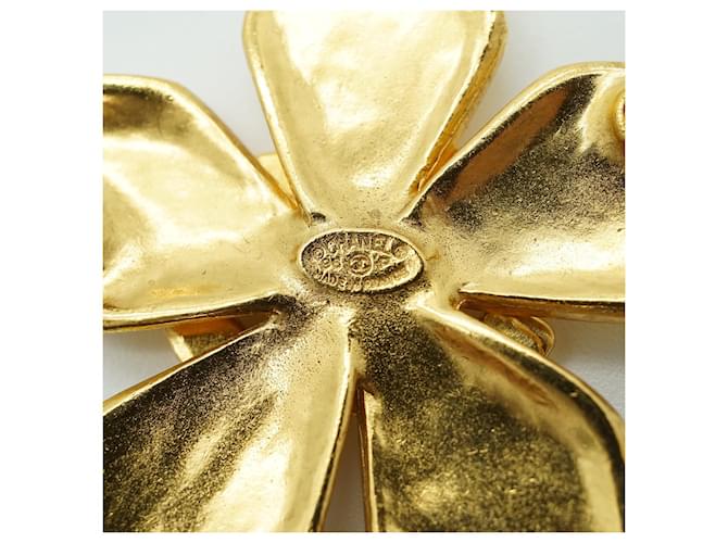 Chanel Spilla Fiore Logo CC GP D'oro - vista 10