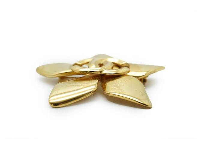 Chanel Spilla Fiore Logo CC GP D'oro - vista 4